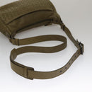 BOTTEGA VENETA INTRECCIATO Shoulder Bag Leather Khaki 143276 Auth am7407-7