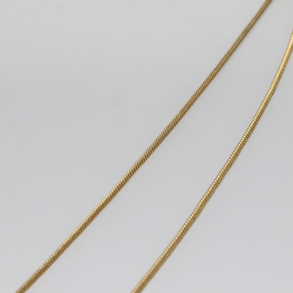 Christian Dior Necklace metal Gold Auth am7410