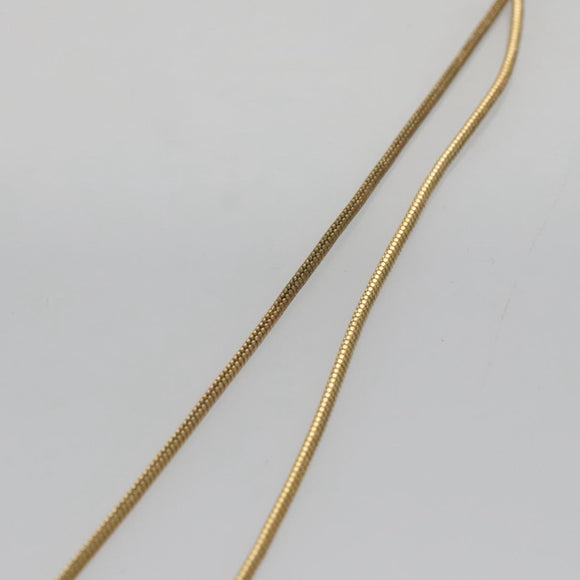 Christian Dior Necklace metal Gold Auth am7410