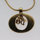 Christian Dior Necklace metal Gold Auth am7410-6