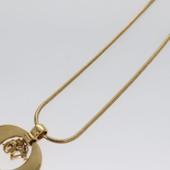 Christian Dior Necklace metal Gold Auth am7410