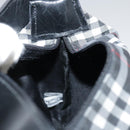 BURBERRY Nova Check Hand Bag Nylon Black Auth am7413-17
