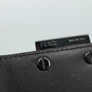 FENDI Zucchino Canvas Wallet Brown Auth am7414V-8