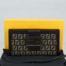 FENDI Zucchino Canvas Wallet Brown Auth am7414V-12