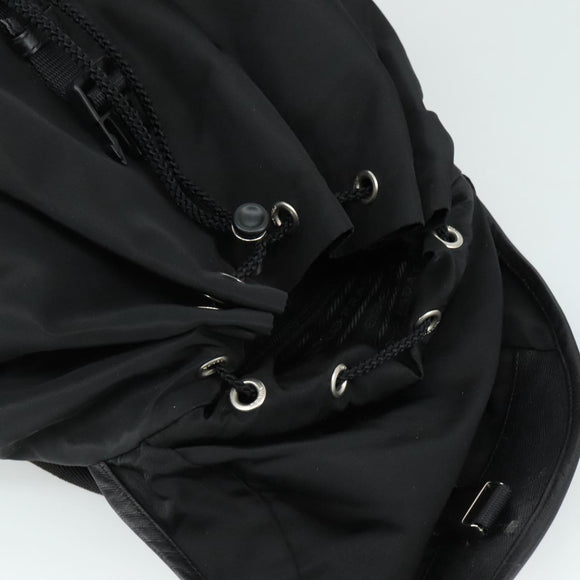 PRADA Backpack Nylon Black Auth am7431