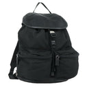 PRADA Backpack Nylon Black Auth am7431-1