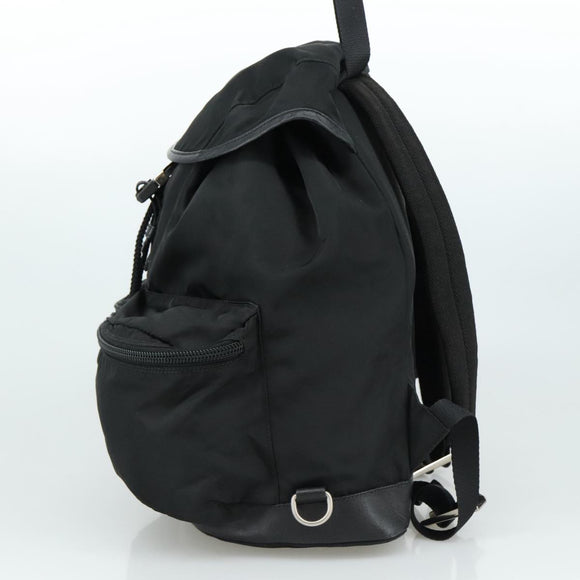 PRADA Backpack Nylon Black Auth am7431