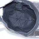 FENDI Zucca Canvas Cap Black Brown Auth am7434-9