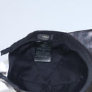 FENDI Zucca Canvas Cap Black Brown Auth am7434-10