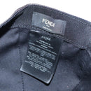 FENDI Zucca Canvas Cap Black Brown Auth am7434-14