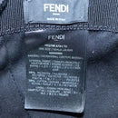 FENDI Zucca Canvas Cap Black Brown Auth am7434-12