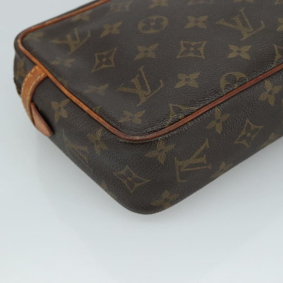 LOUIS VUITTON Monogram Compiegne 23 Clutch Bag M51847 LV Auth am7436