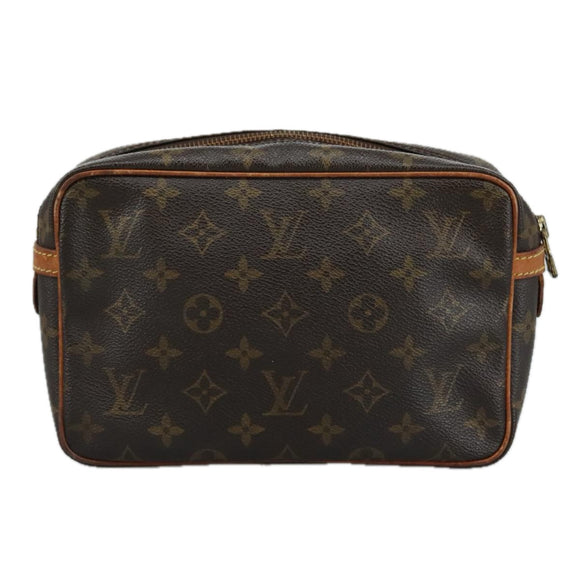 LOUIS VUITTON Monogram Compiegne 23 Clutch Bag M51847 LV Auth am7436