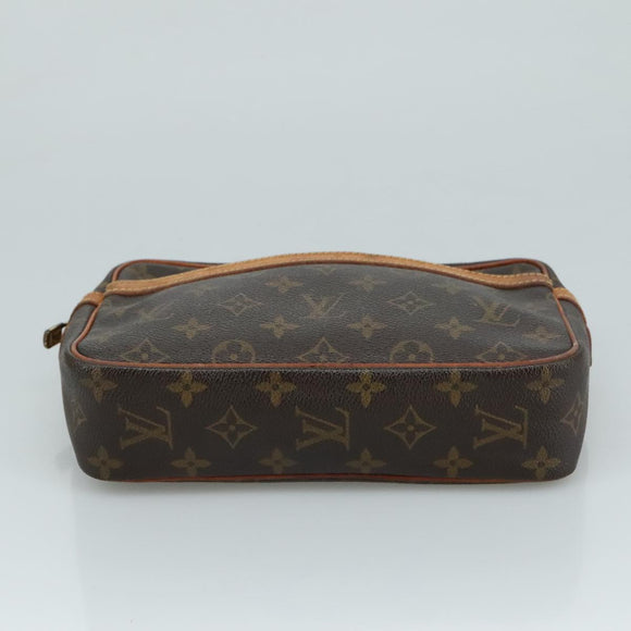 LOUIS VUITTON Monogram Compiegne 23 Clutch Bag M51847 LV Auth am7436