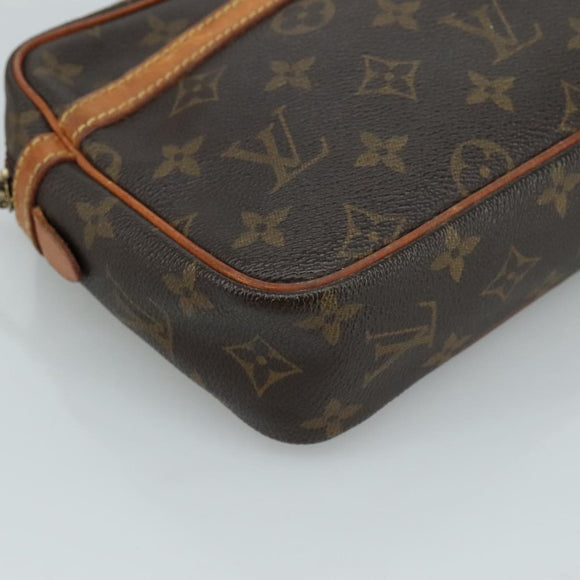 LOUIS VUITTON Monogram Compiegne 23 Clutch Bag M51847 LV Auth am7436