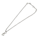Christian Dior Necklace metal Silver Auth am7443-2