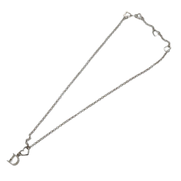 Christian Dior Necklace metal Silver Auth am7443