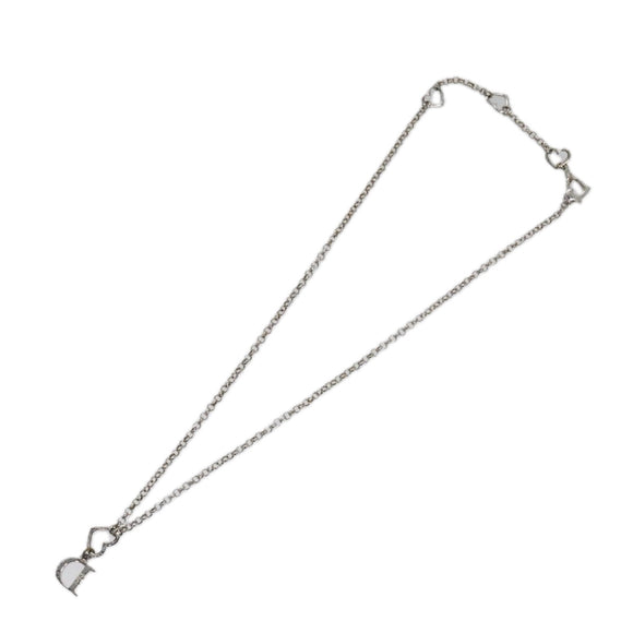 Christian Dior Necklace metal Silver Auth am7443