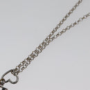 Christian Dior Necklace metal Silver Auth am7443-7