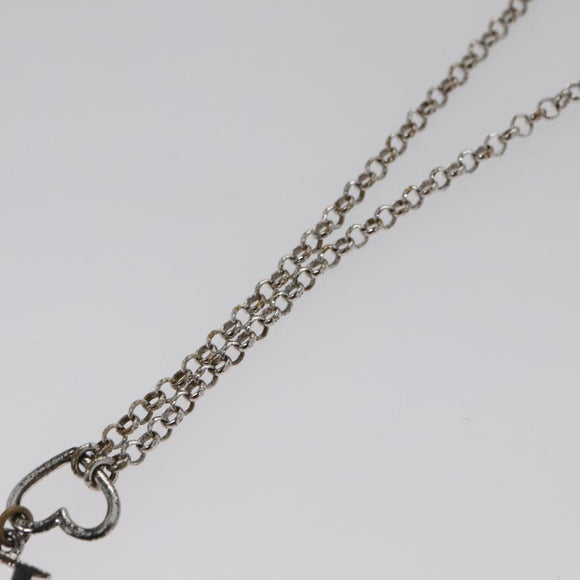 Christian Dior Necklace metal Silver Auth am7443