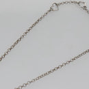 Christian Dior Necklace metal Silver Auth am7443-9