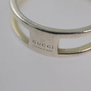 GUCCI Interlocking Ring metal Silver Auth am7444-13