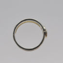 GUCCI Interlocking Ring metal Silver Auth am7444-6