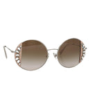 Miu Miu Sunglasses metal Pink Auth am7449-1