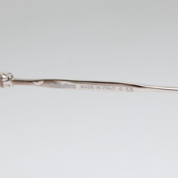 Miu Miu Sunglasses metal Pink Auth am7449