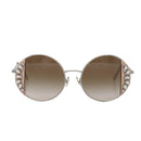 Miu Miu Sunglasses metal Pink Auth am7449-2