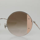 Miu Miu Sunglasses metal Pink Auth am7449-5