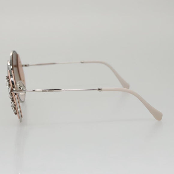 Miu Miu Sunglasses metal Pink Auth am7449
