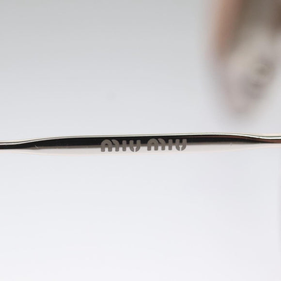 Miu Miu Sunglasses metal Pink Auth am7449