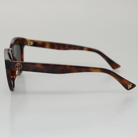 GUCCI Sunglasses plastic Brown Auth am7450