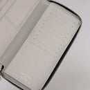 LOUIS VUITTON Taigalama Zippy Wallet Vertical Wallet White M30446 LV Auth am7452-18