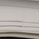 LOUIS VUITTON Taigalama Zippy Wallet Vertical Wallet White M30446 LV Auth am7452-10