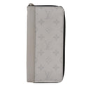 LOUIS VUITTON Taigalama Zippy Wallet Vertical Wallet White M30446 LV Auth am7452-13