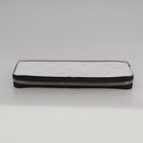 LOUIS VUITTON Taigalama Zippy Wallet Vertical Wallet White M30446 LV Auth am7452-3