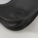 Coach Hand Bag Leather Black Gold Auth am7459-14