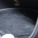 Coach Hand Bag Leather Black Gold Auth am7459-12