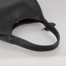 Coach Hand Bag Leather Black Gold Auth am7459-7