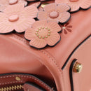 Coach Rogue 25 Hand Bag Leather 2way Pink Gold Auth am7461V-16