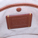 Coach Rogue 25 Hand Bag Leather 2way Pink Gold Auth am7461V-22