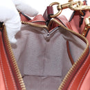 Coach Rogue 25 Hand Bag Leather 2way Pink Gold Auth am7461V-25