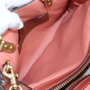 Coach Rogue 25 Hand Bag Leather 2way Pink Gold Auth am7461V-29