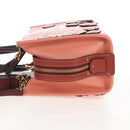 Coach Rogue 25 Hand Bag Leather 2way Pink Gold Auth am7461V-4