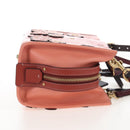 Coach Rogue 25 Hand Bag Leather 2way Pink Gold Auth am7461V-4