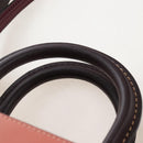 Coach Rogue 25 Hand Bag Leather 2way Pink Gold Auth am7461V-8