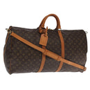 LOUIS VUITTON Monogram Keepall Bandouliere 60 Boston Bag M41412 LV Auth am7474-1