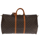 LOUIS VUITTON Monogram Keepall Bandouliere 60 Boston Bag M41412 LV Auth am7474-13